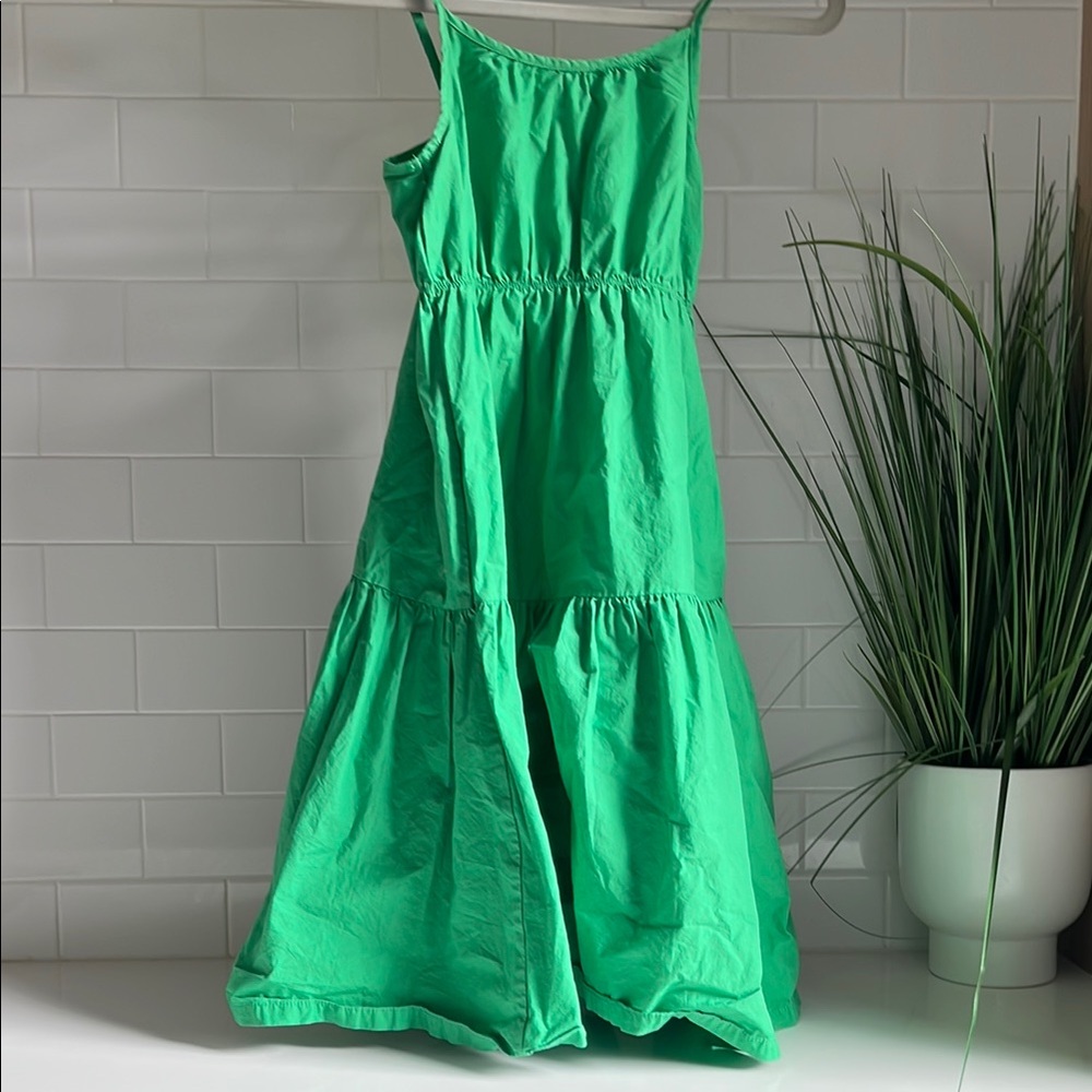 Zara size 8 Green Sleeveless Dress